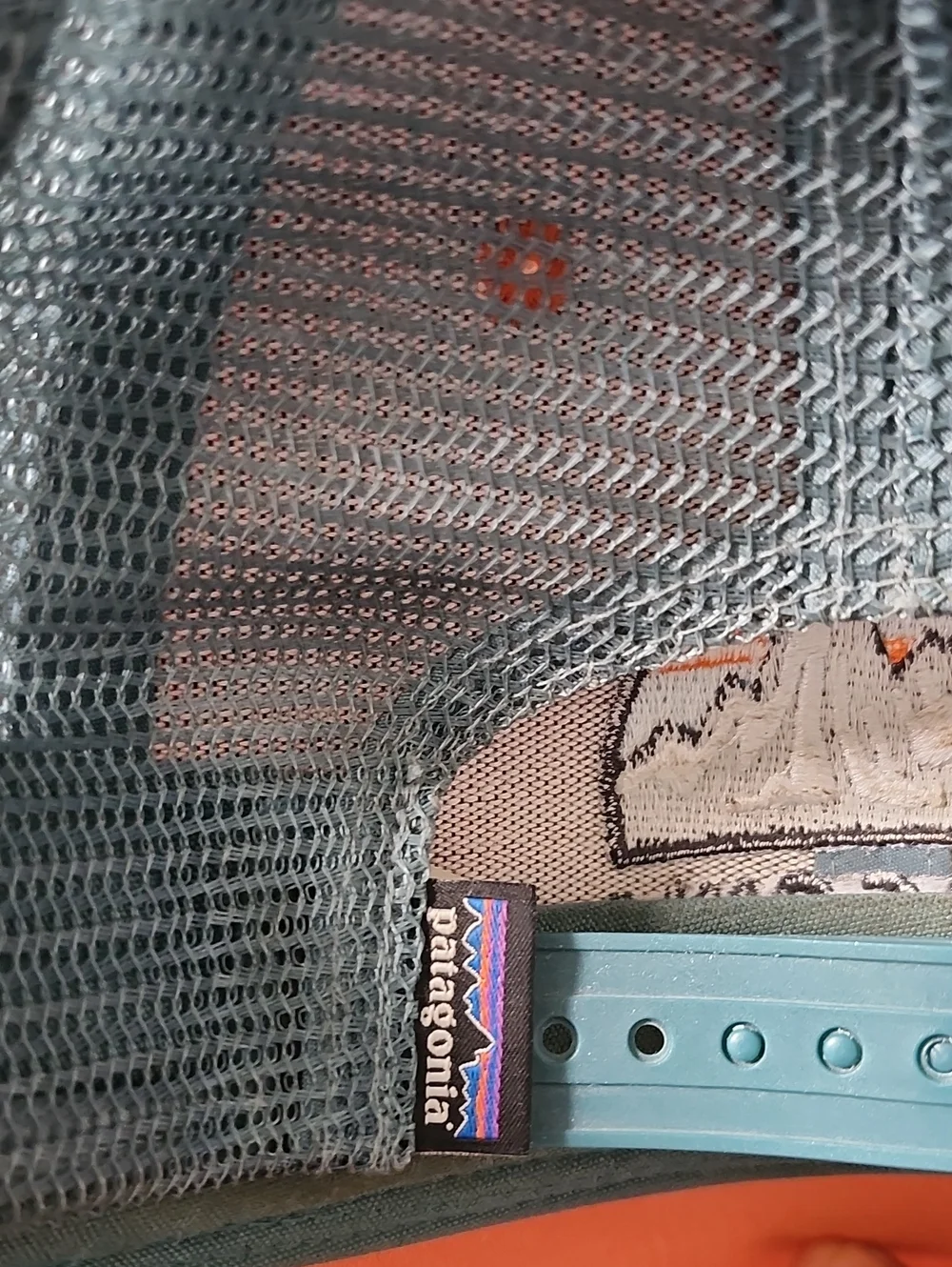 Patagonia Sunset Mountain Patch Mesh Trucker Hat